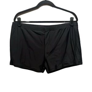 New Rekita Women’s Black Swim Shorts Bikini Bottoms Size XXXL 20W